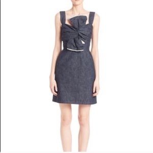 WHIT Knot Dress in Denim NWT $378 Anthropologie